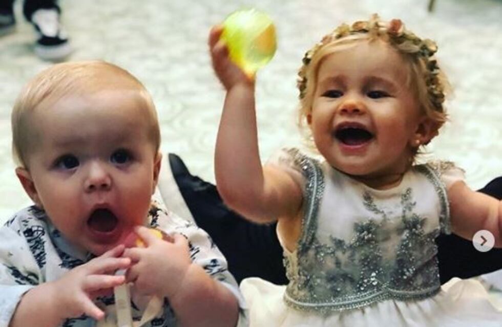 Matilda, la hija de Luciana Salazar, cumplió un año y Dionisio la visitó