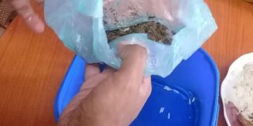 Droga dentro de la comida (Prensa Policía)