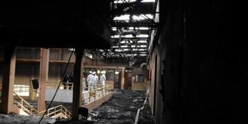 Escuela incendiada en General Roca\u002E