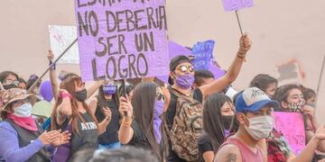 Marcha de la Multisectorial de Mujeres de Jujuy