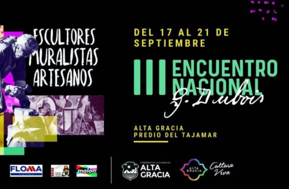 Alta Gracia: comienza el "III Encuentro Nacional Gabriel Dubois"