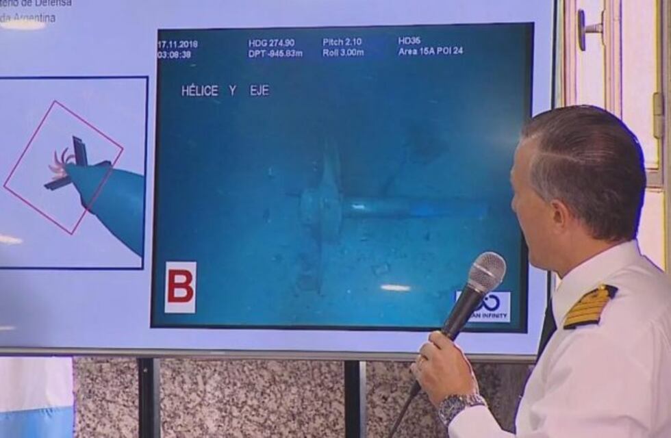 El ARA San Juan está hundido en aguas internacionales y hay preocupación en el Gobierno