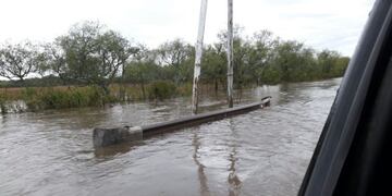 El temporal se hizo sentir en algunas localidades del centro santafesino