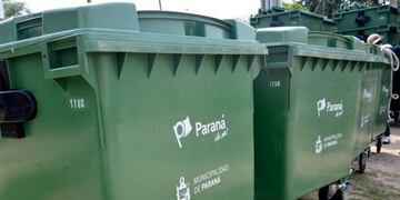 contenedor de basura parana