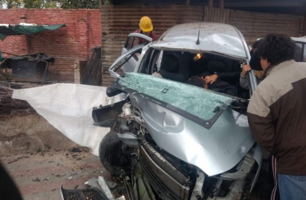 Tremendo choque en la Ciudad de Mendoza