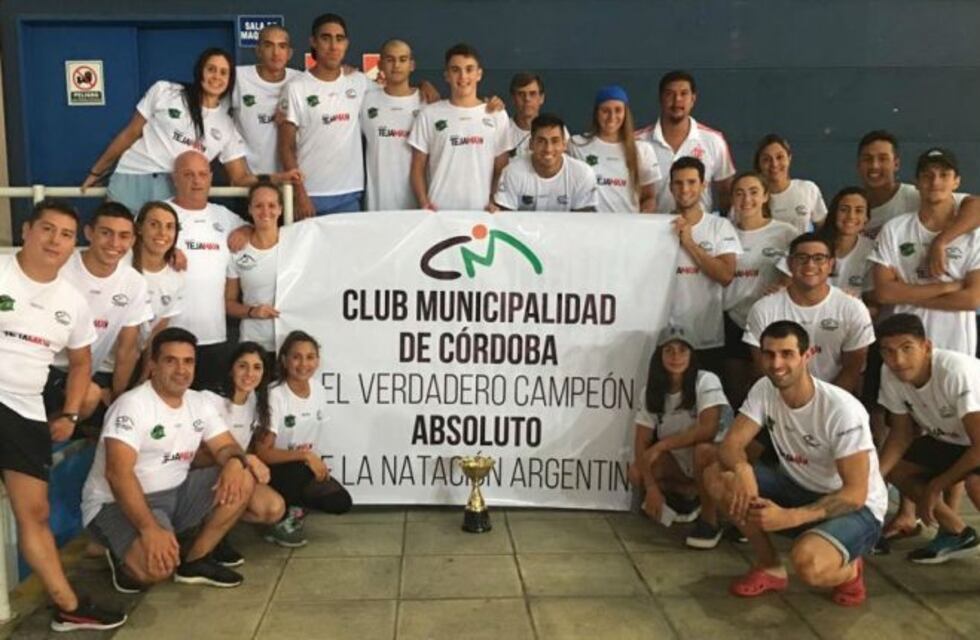 Municipalidad, tricampeón en el Argentino de mayores de natación
