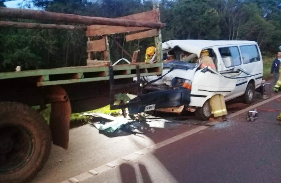 Tarefera víctima fatal del choque de una combi