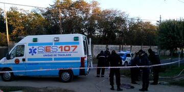 La víctima falleció al amanecer cerca del cruce con pasaje Pessan\u002E (@daniamoroso)