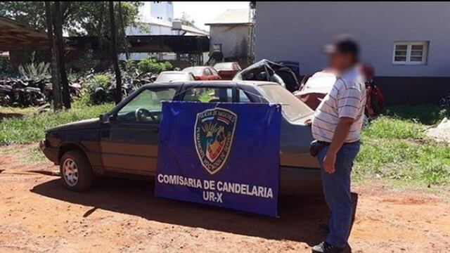 Auto robado en Candelaria\u002E