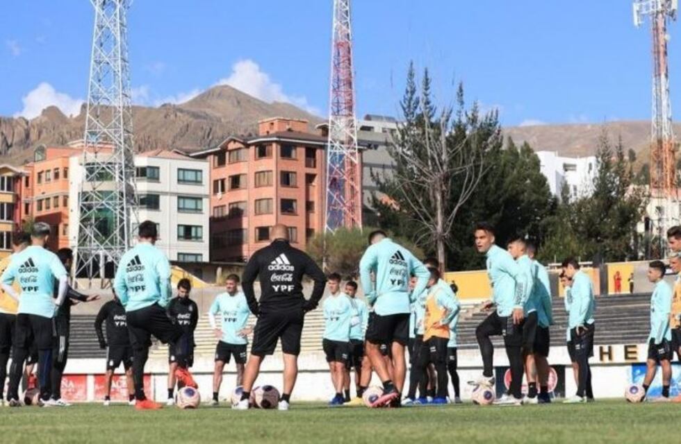 Intentaron espiar con un drone el entrenamiento de la Selección Argentina en Bolivia