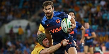 Ramiro Moyano volverá a una de las puntas, en reemplazo de Bautista Delguy\u002E Crédito: AFP