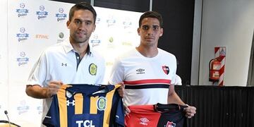 Conferencia de Aguerre y Caruzzo previo al clásico rosarino (CARC)