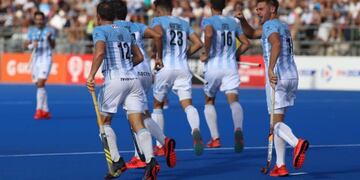 Espectacular triunfo de Argentina en el CeNARD! Los Leones vencieron por 4-3 a Holanda por la tercera fecha de la Pro League (Agencia de Deporte Nacional)