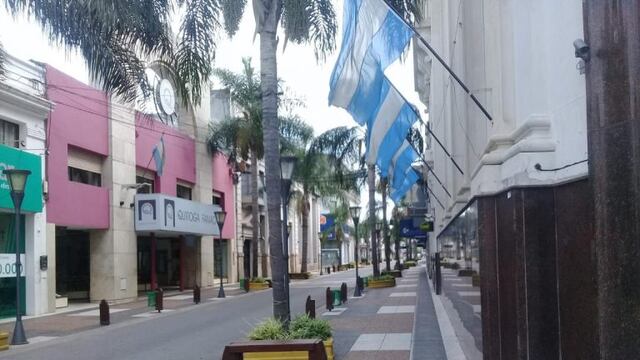 Peatonal de Gualeguaychú. Crédito: Vía Gualeguaychú