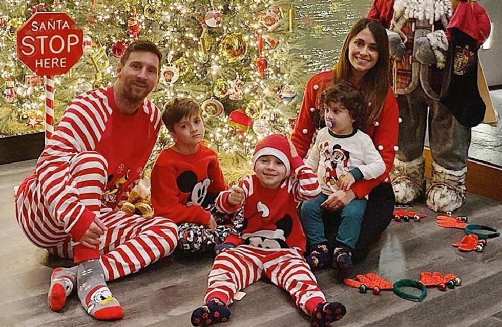 La Navidad de los Messi: el Papá Noel que sorprendió a Thiago