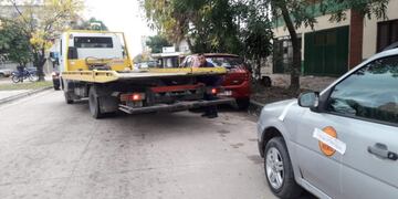 Continúan los controles al transporte público de pasajeros\u002E (Prensa Dirección de Tránsito)