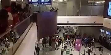 Se pelearon hinchas de Boca y River