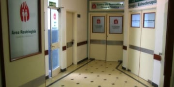 La víctima fue trasladada al Centro del Quemado en el Sanatorio Británico de Rosario\u002E (Archivo)