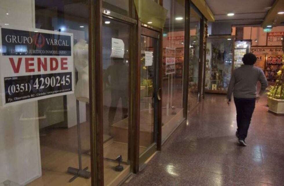 Casi la mitad de los negocios de galerías comerciales tuvieron que cerrar en Córdoba