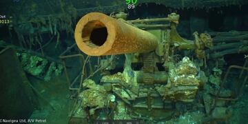 Hallaron un portaaviones de la Segunda Guerra Mundial