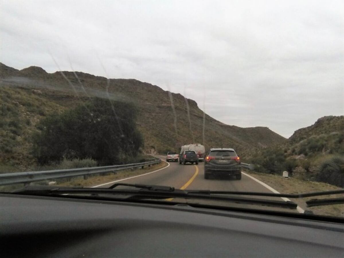 Imprudencia en La Cuesta de los Terneros\u002E (Gentileza)