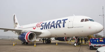 Imagen archivo\u002E La nueva low cost chilena, JetSmart\u002E