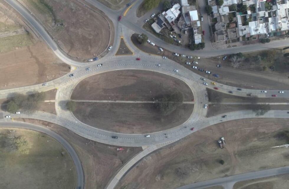 Habilitaron la nueva rotonda en el distribuidor de Circunvalación y Ruta 5