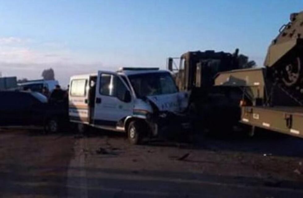 Una niña herida en un triple choque a la altura de Río Primero