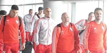 River ya está en Colombia con la mente puesta en Independiente Santa Fe\u002E