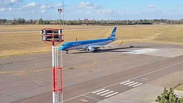 Aeropuerto Santiago GErmanó en San Rafael.