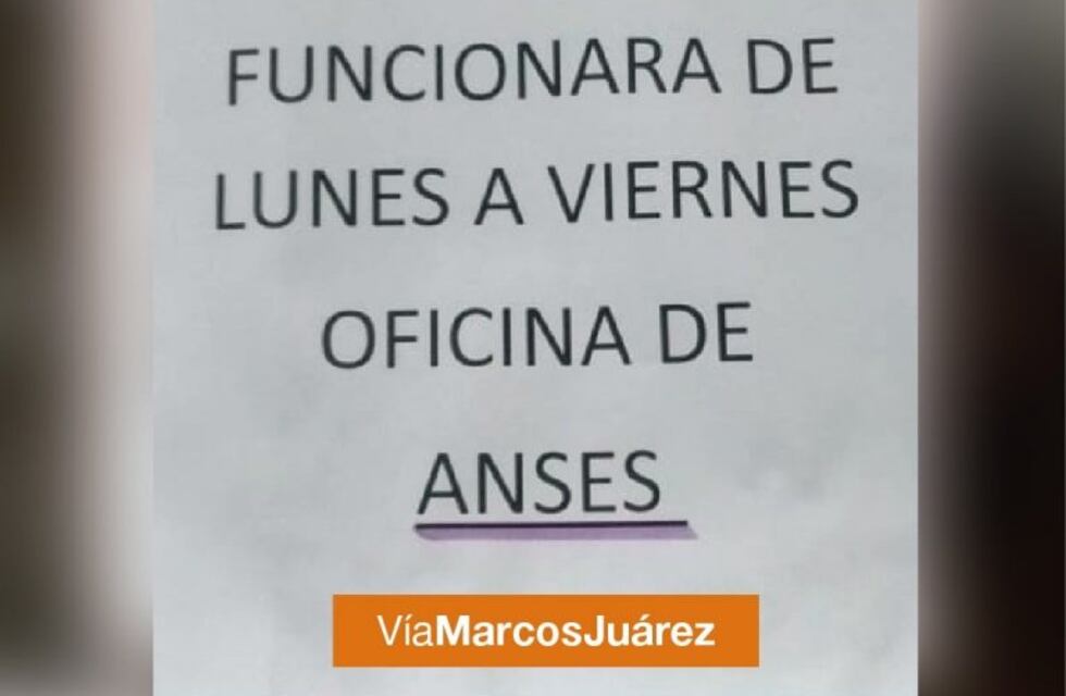 Todavía no funcionará ANSES en Marcos Juárez