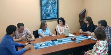 Autoridades de la Universidad Nacional de Misione se reunieron con la viceintendenta de Eldorado\u002E