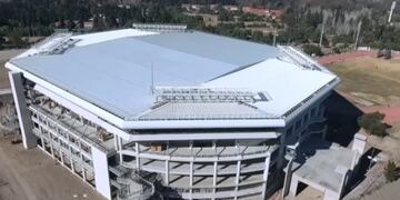 Vista panorámica del Estadio Cubierto de Mendoza\u002E