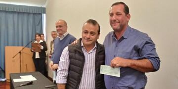 Herrera Ahuad en la enrega de créditos a cooperativas yerbateras\u002E (MisionesOnline)