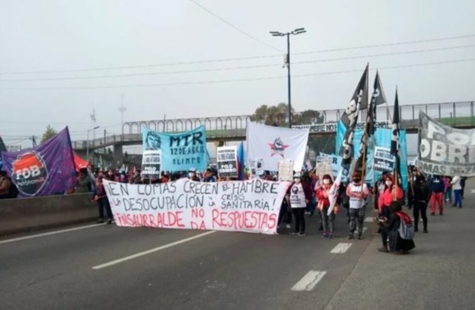 Organizaciones de izquierda marcharon en reclamo de mejores condiciones para los barrios vulnerables