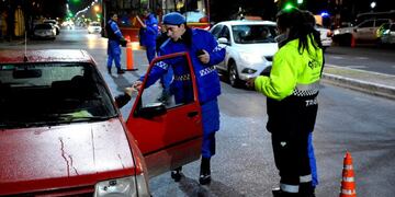 Control de tránsito en La Plata\u002E