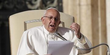 El papa Francisco, el último amenazado por el ISIS\u002E EFE/ Fabio Frustaci