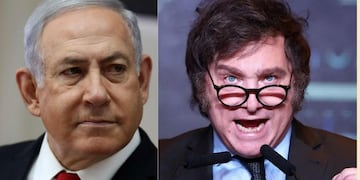 Netanyahu llamó a Milei para felicitarlo.