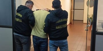 Hugo Albarracín está acusado de haber sido uno de los motochoros que mataron a Agustina Serenari. (Policía)