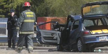 La virreina de la Vendimia de Luján de Cuyo 2019 falleció este mediodía en un trágico accidente de tránsito que se registró en el Acceso Sur. Foto; Ignacio Blanco / Los Andes.