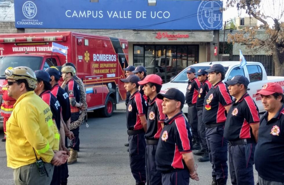 Bomberos de Tunuyán cierran un año muy intenso
