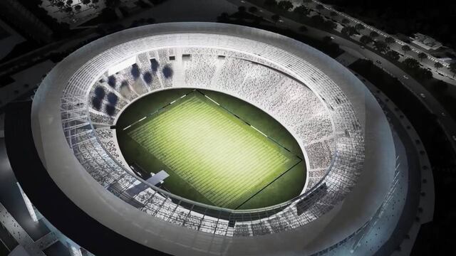 Video: así quedará el estadio Mario Alberto Kempes remodelado.