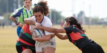 Pumai no pudo en el clásico cuyano contra Jockey de San Juan, en el Nacional de Clubes de rugby femenino.