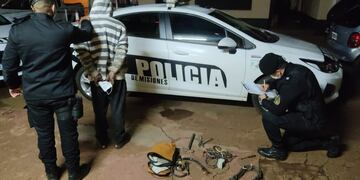 Fue detenido tras robar objetos de una vivienda en Oberá.