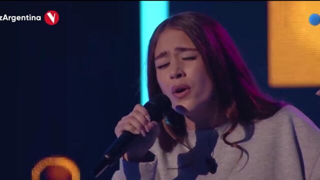 Cecilia Mirabile, la puntana que la rompió en su audición a ciegas en La Voz Argentina.