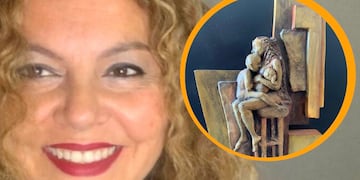 Ella es Liliana, la mujer que crea obras particulares, con el simple objetivo de movilizar quienes disfrutan sus piezas.