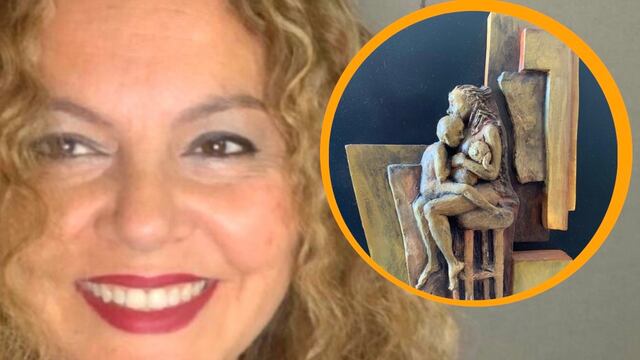 Ella es Liliana, la mujer que crea obras particulares, con el simple objetivo de movilizar quienes disfrutan sus piezas.