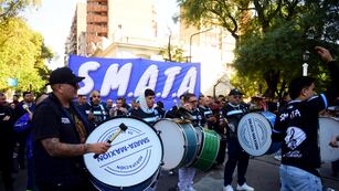Marchas y protestas en Córdoba este miércoles 9 de abril. (José Gabriel Hernández / La Voz)