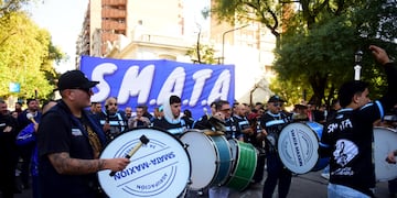 Marchas y protestas en Córdoba este miércoles 9 de abril. (José Gabriel Hernández / La Voz)