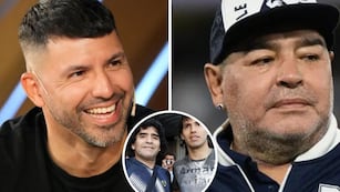 El Kun Agüero contó cuál fue la reacción de Maradona cuándo se enteró que iba a ser abuelo: “Se ...”